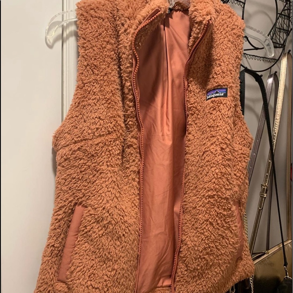 Patagonia Orange Fleece Vest